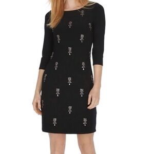 White House Black Market Jersey Cocktail Dress M